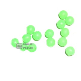 Perline Tonde Morbide Fluò 6x8 mm 25 Pz