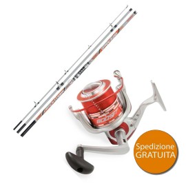 Combo Trabucco Canna Oceanic Master Surf 4,20m 250g - Mulinello Lineaeffe Vigor Boost FD 80