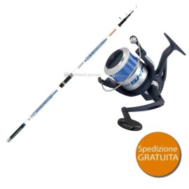 Combo Trabucco Avalon Surf Casting VI 4,00m 150g - Mulinello Shizuka SK14 7000