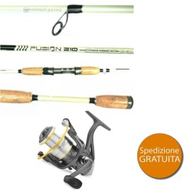 Combo Canna Globe Fishing Fusion 2,10m - Mulinello Razer 4000