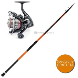 Combo Canna Shimano Sonora Boat Tele 2,40m - Mulinello Trabucco Mantis FDX 6500