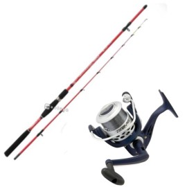 Combo Canna Globe Fishing Red Boat 2,10m - Mulinello Lineaeffe Vigor Prime 4000