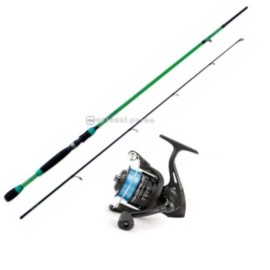 Combo Canna Shizuka SH1400 2.10 m - Mulinello Trabucco Hydrus  4000