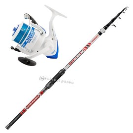 Combo Canna Trabucco Sonic XS Power Boat 2,30m - Mulinello Trabucco Achab 5000