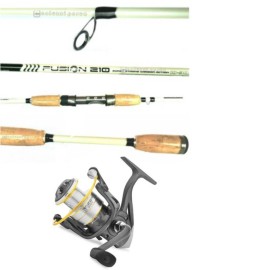 Combo Canna Globe Fishing Fusion 2,10m - Mulinello Razer 4000
