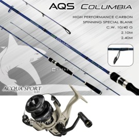 Combo Canna AQS Columbia 2.10m-Mulinello Okuma Outrax 4000