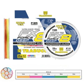 Dyna Tex FX8 Cast Deep 300 m Multicolor Trabucco