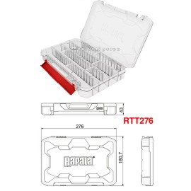 Scatola Rapala Porta Artificiali Tackle Tray 276